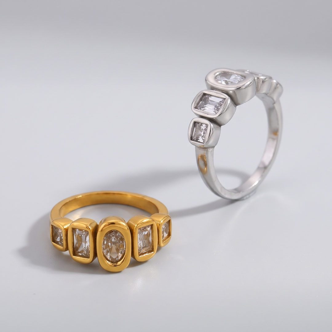 Crystal Band Ring