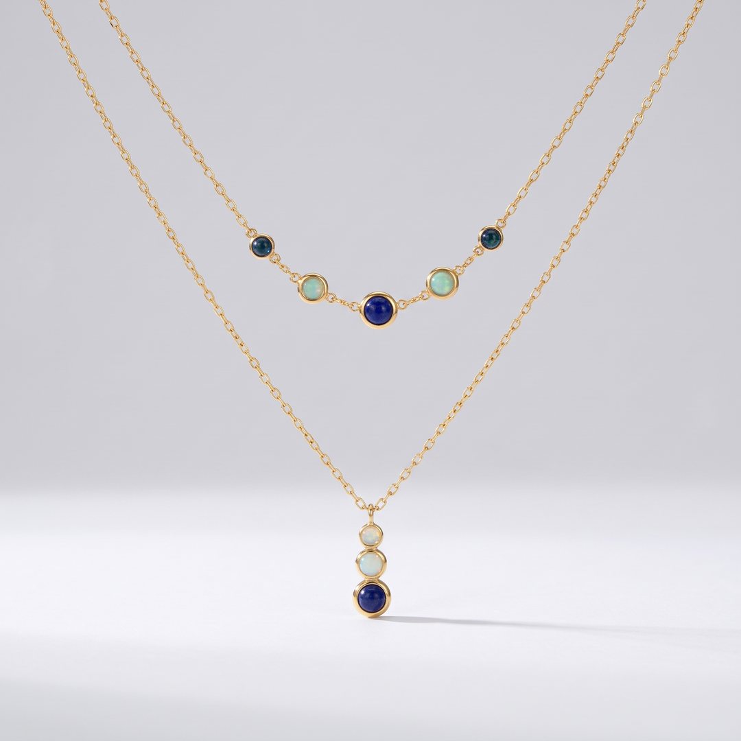 Dainty Bead Layering Necklace