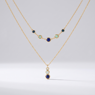 Dainty Bead Layering Necklace