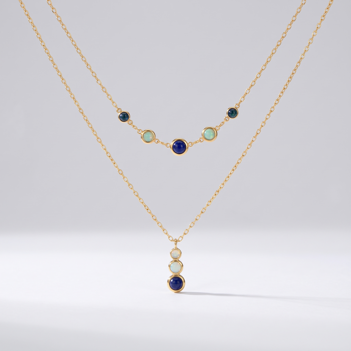 Dainty Bead Layering Necklace