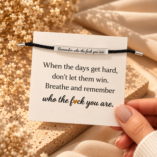 Don't Let The Hard Days Win Bracelet