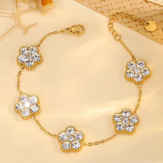 Jardin Charm Bracelet – Flower style
