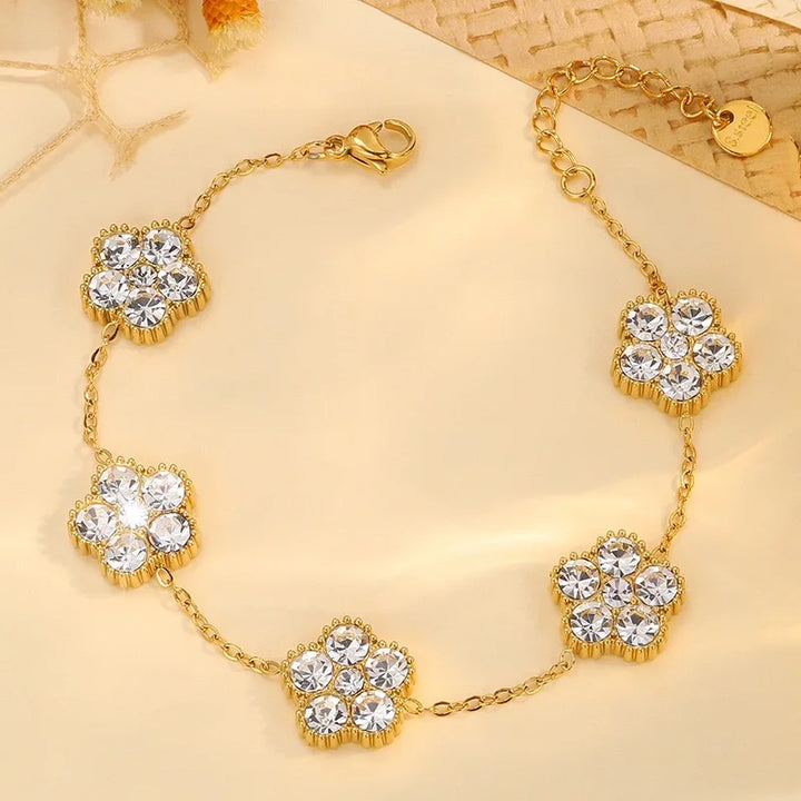 Jardin Charm Bracelet – Flower style