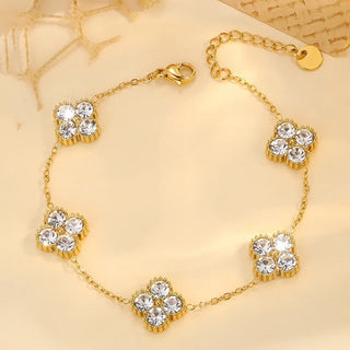 Jardin Charm Bracelet – Clover style
