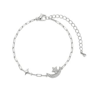 Céleste Moon & Star Bracelet – silver