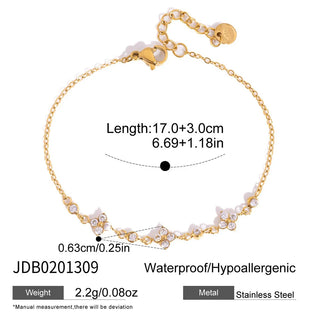 Petite Clover Bracelet – Clover Cluster style