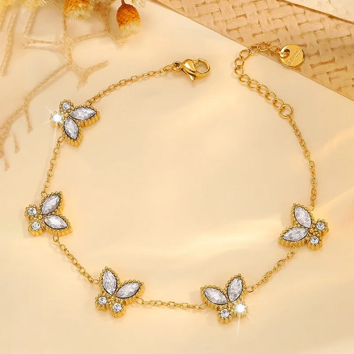 Jardin Charm Bracelet – Butterfly style