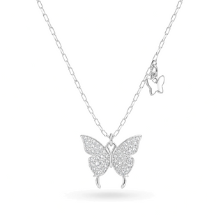 Butteréa Crystal Necklace with a sparkling butterfly pendant