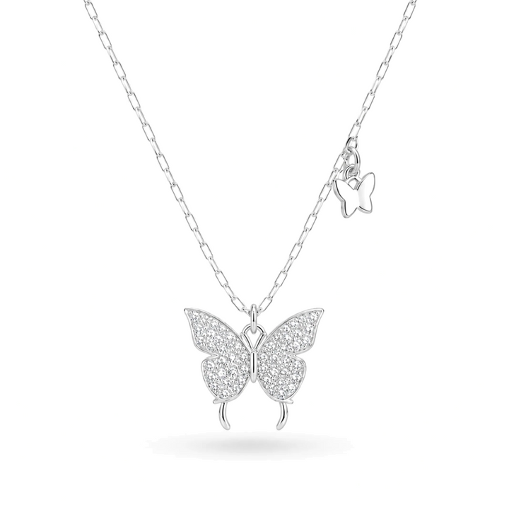 Butteréa Crystal Necklace with a sparkling butterfly pendant
