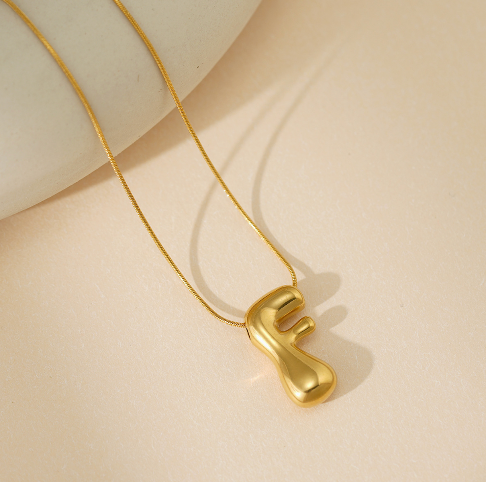 Bold Initial Necklace