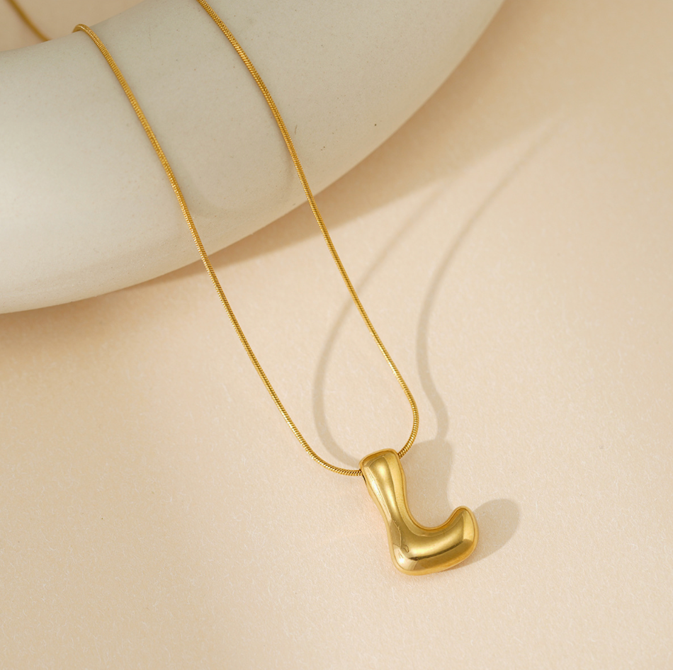 Bold Initial Necklace