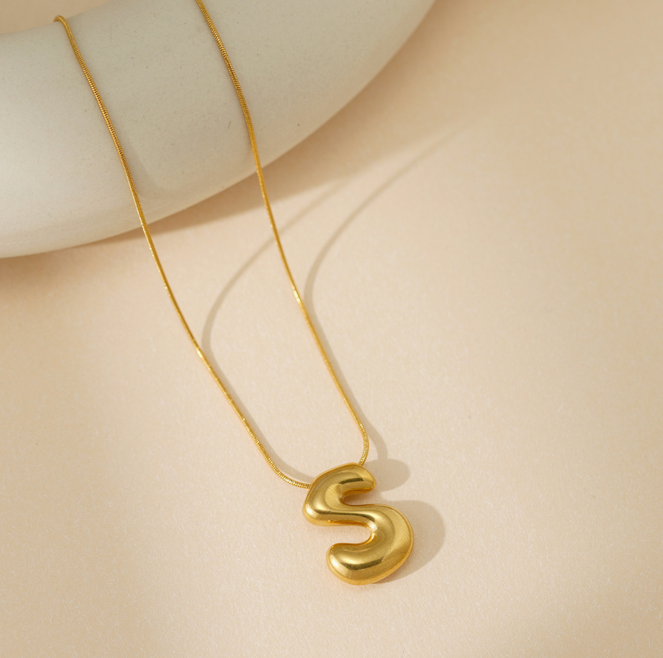 Bold Initial Necklace