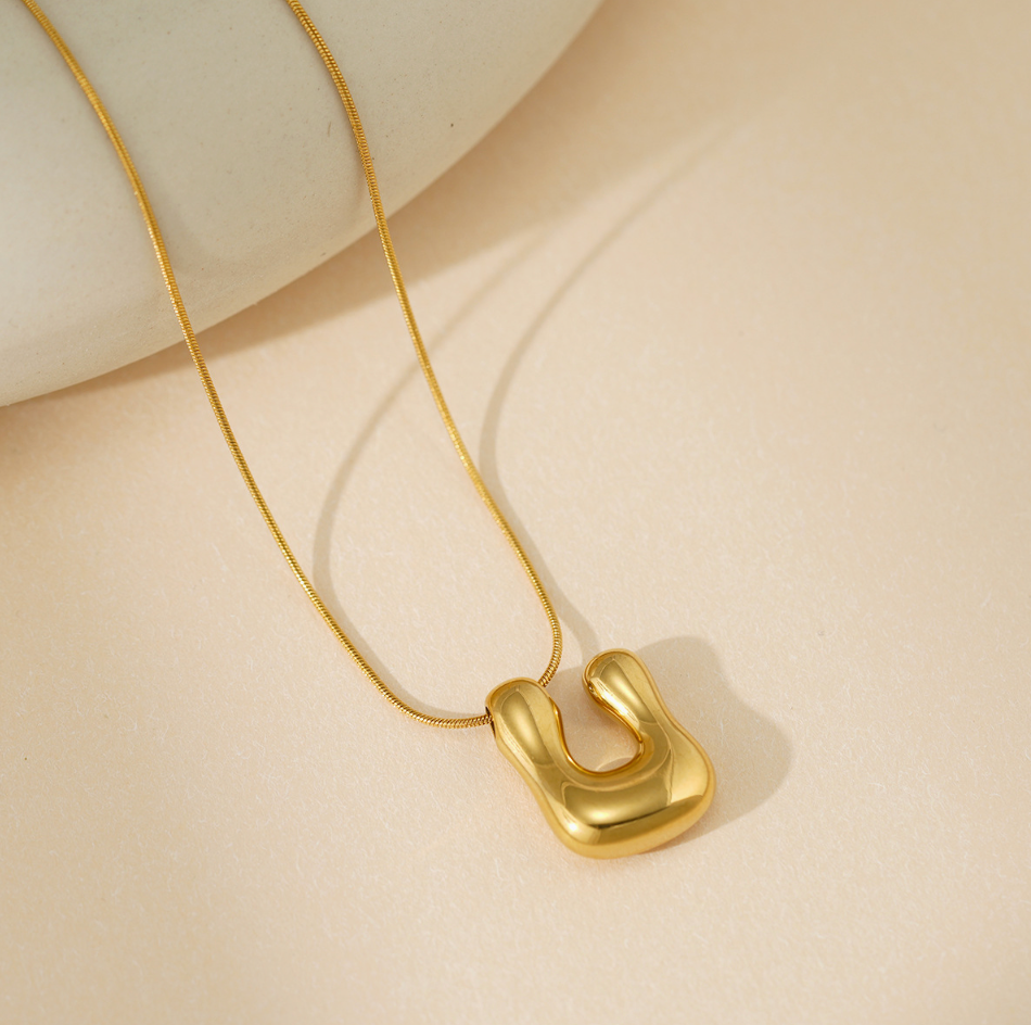 Bold Initial Necklace