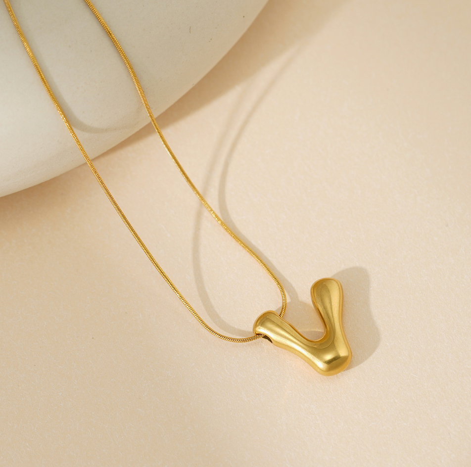 Bold Initial Necklace