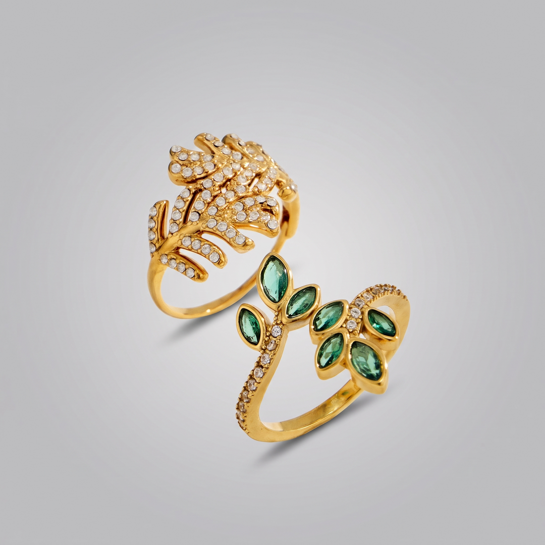 Laurel Leaf Wrap Ring