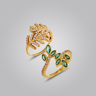 Laurel Leaf Wrap Ring