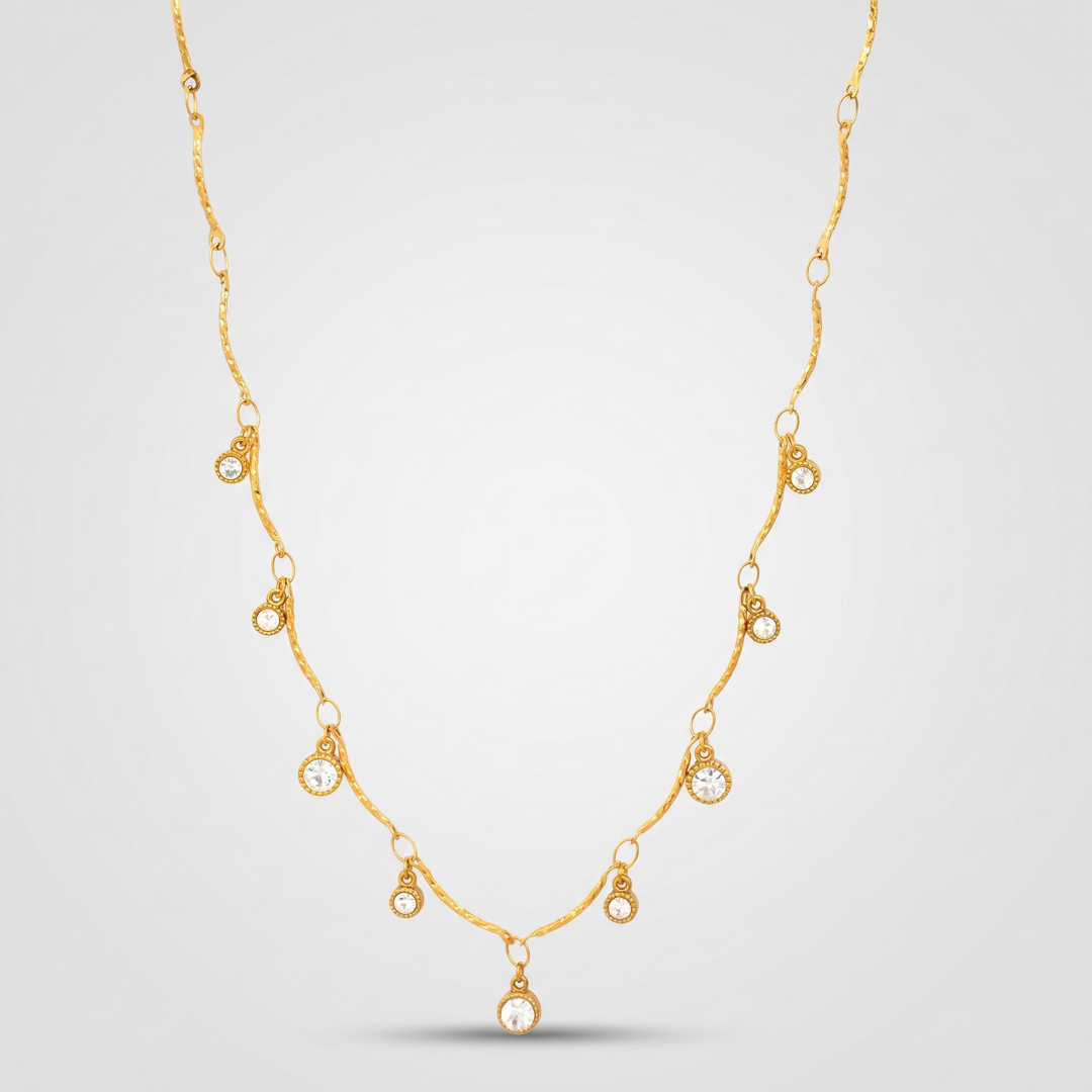Crystal Droplet Necklace