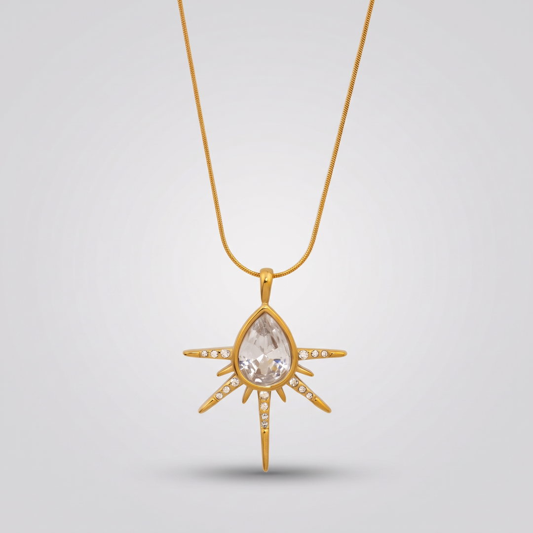 Starburst Crystal Necklace