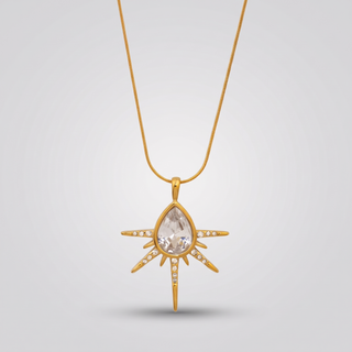 Starburst Crystal Necklace
