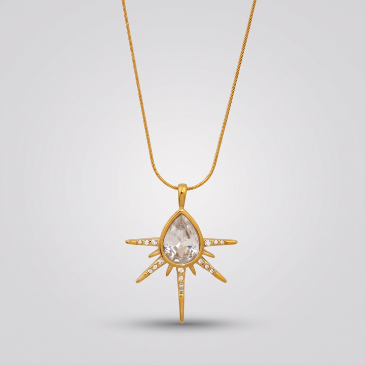 Starburst Crystal Necklace